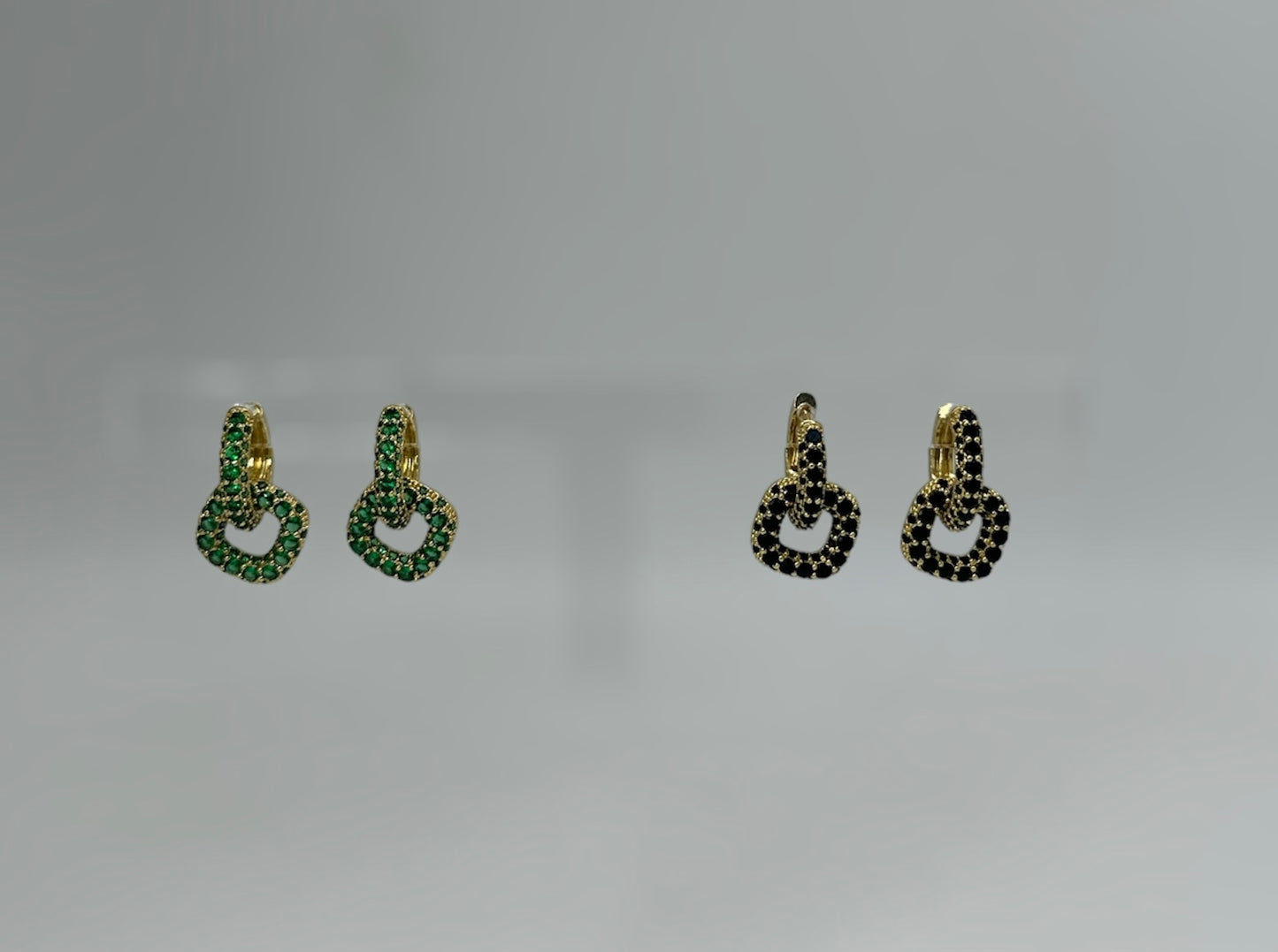 Full Zirconia Hoops 2 en 1 - Colorful