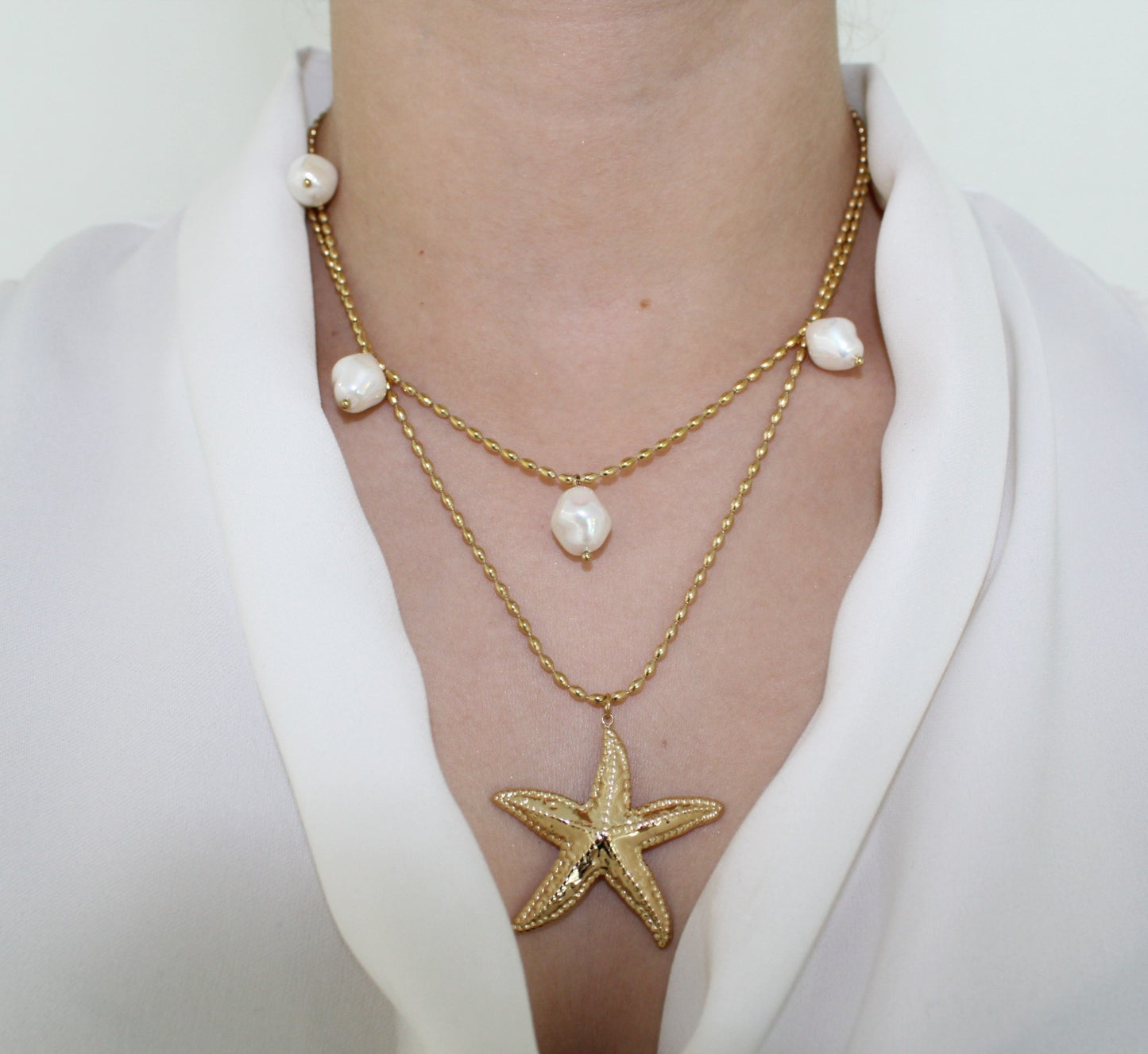 Estrella de Mar + Perlas