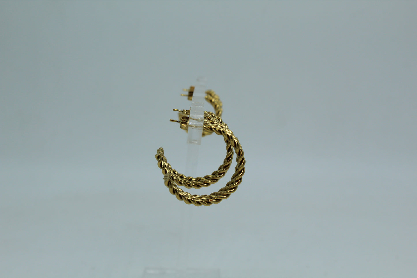 Triple Twisted Half Hoops
