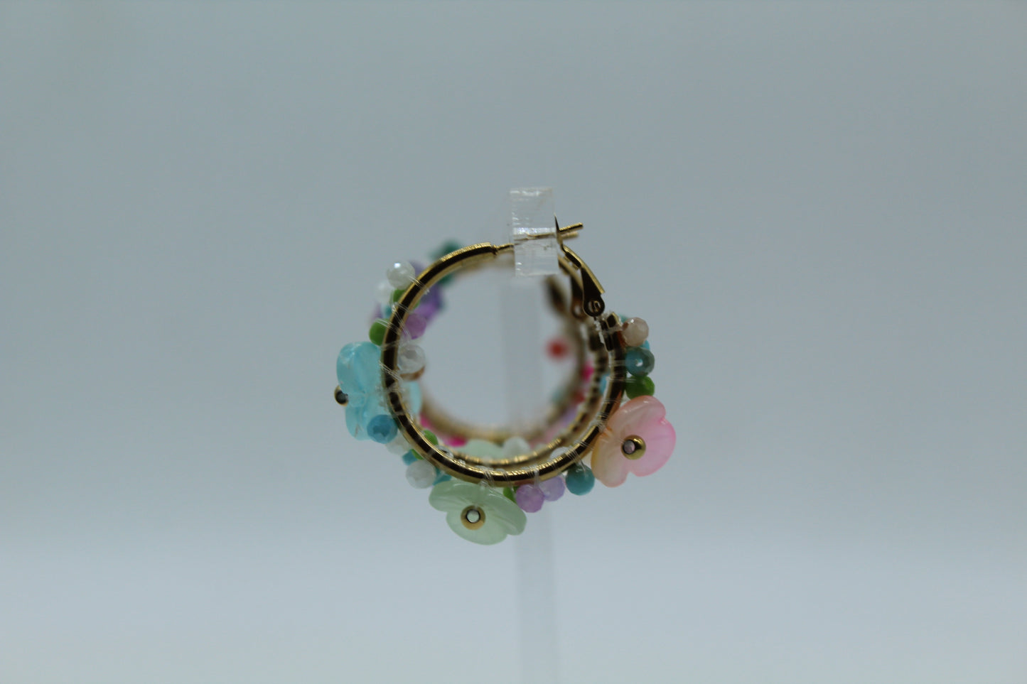 Spring Flower Hoops