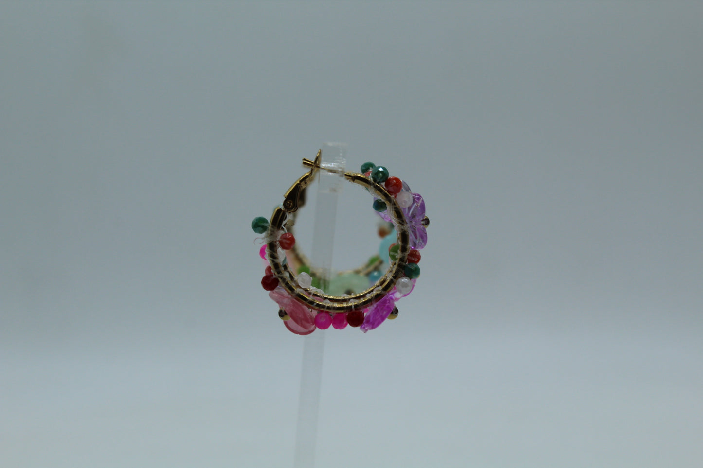 Spring Flower Hoops