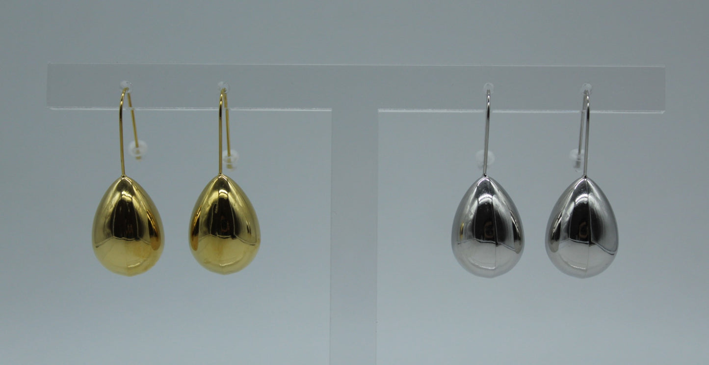 Chunky Drop Half Hoops