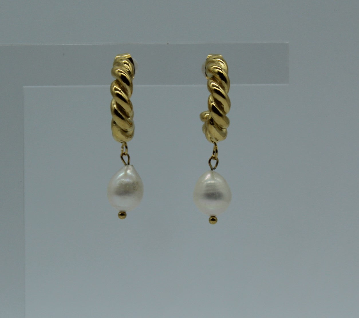 Twist + Pearl Studs