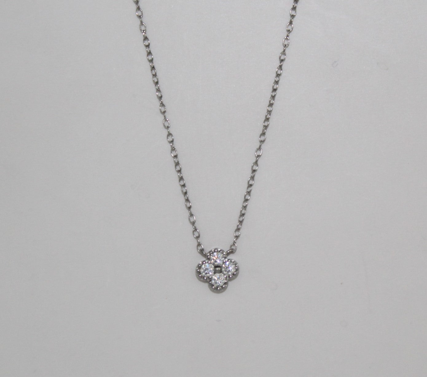 Silver Zirconia Flower