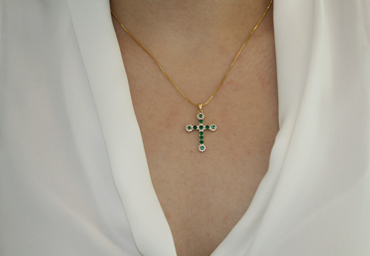 Green Zirconia Cross
