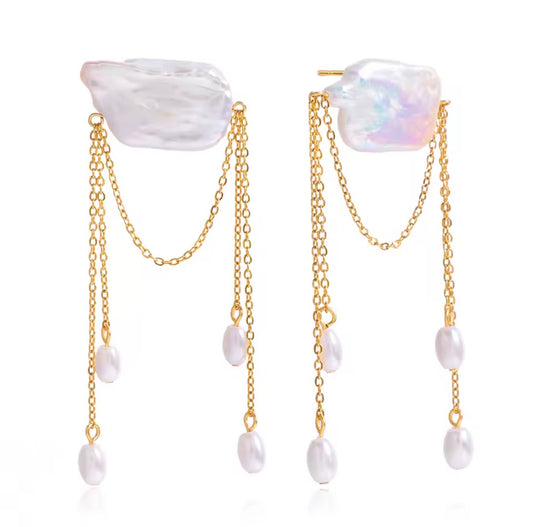 Statement Pearls Studs