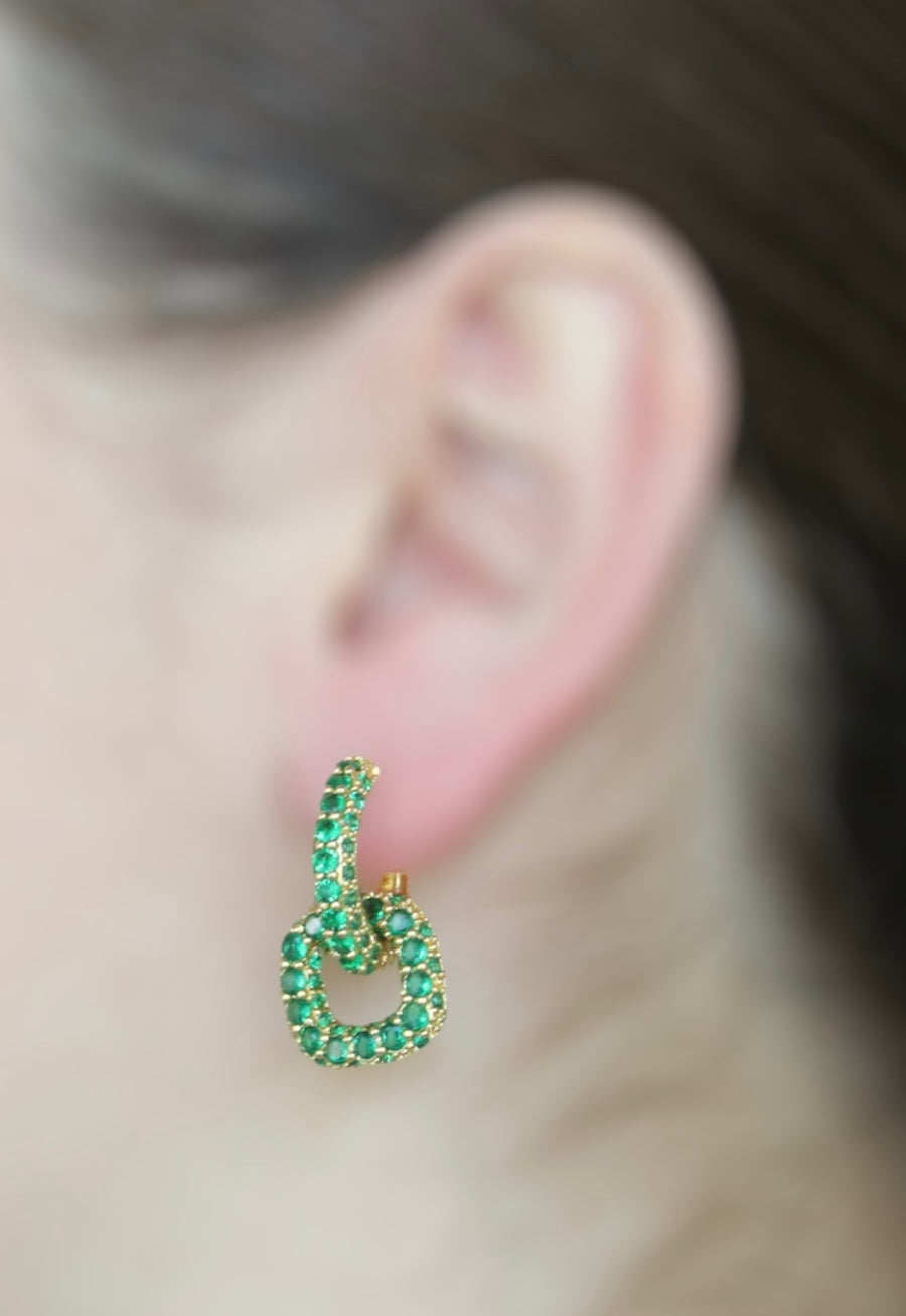 Full Zirconia Hoops 2 en 1 - Colorful