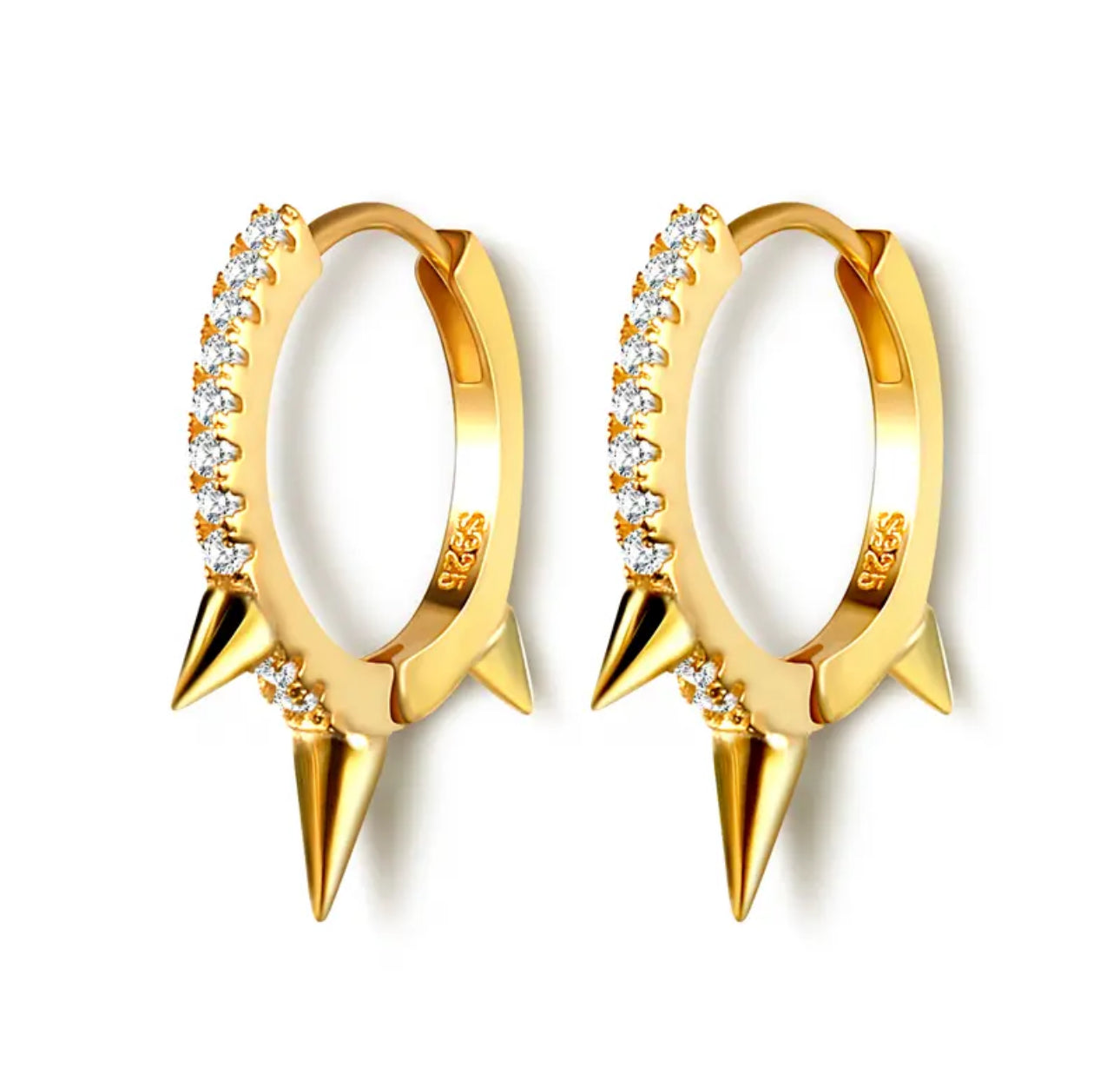 Zirconia Hoop + Spikes