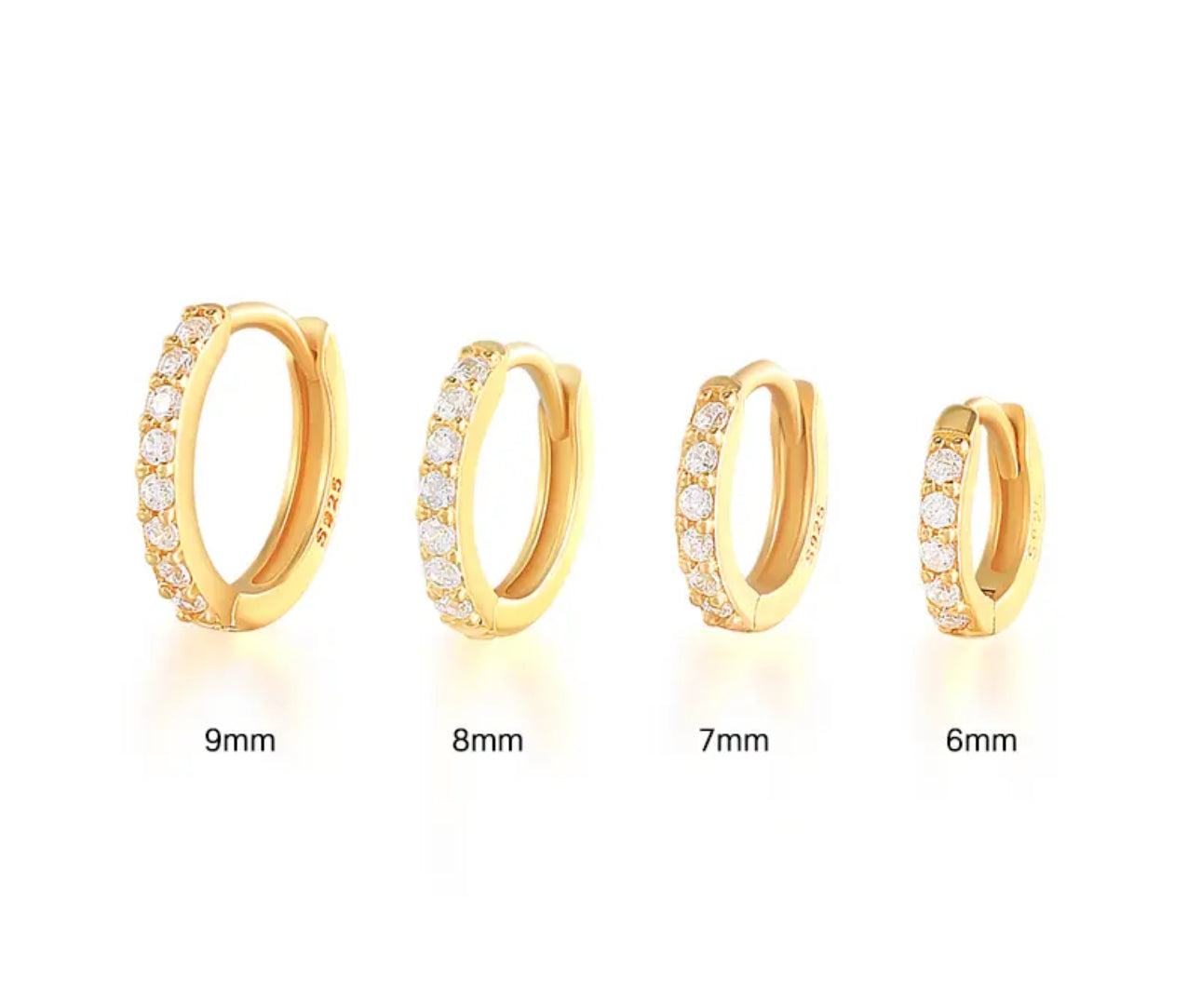 Zirconia Mini Hoop