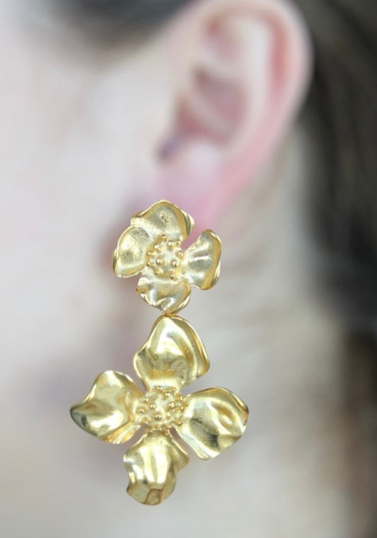 Maxi Double Flower Studs