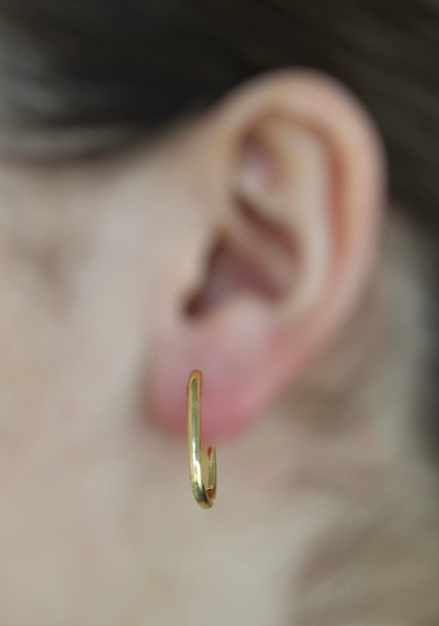 Slim Square Hoops