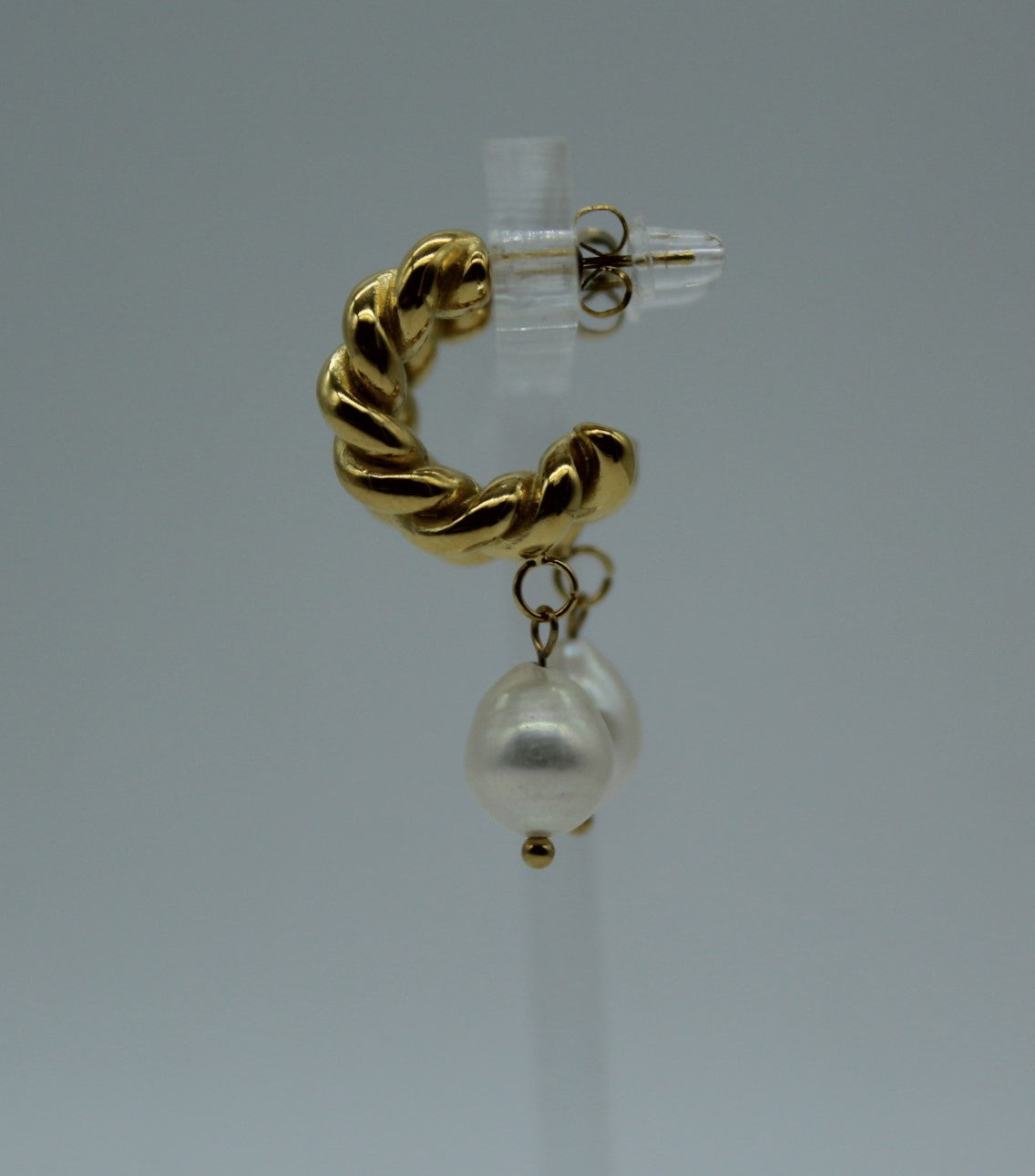 Twist + Pearl Studs