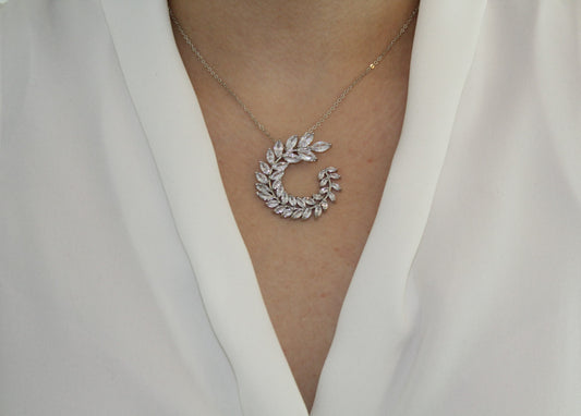 Silver Zirconia Snail