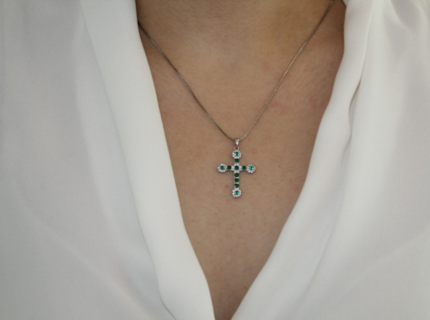 Green Zirconia Cross